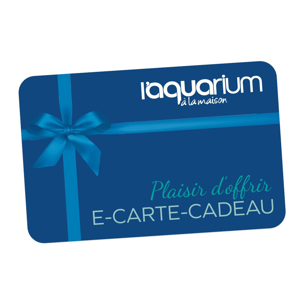 carte cadeau aquarium à la maison